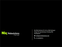 Tablet Screenshot of nixwebsolutions.com